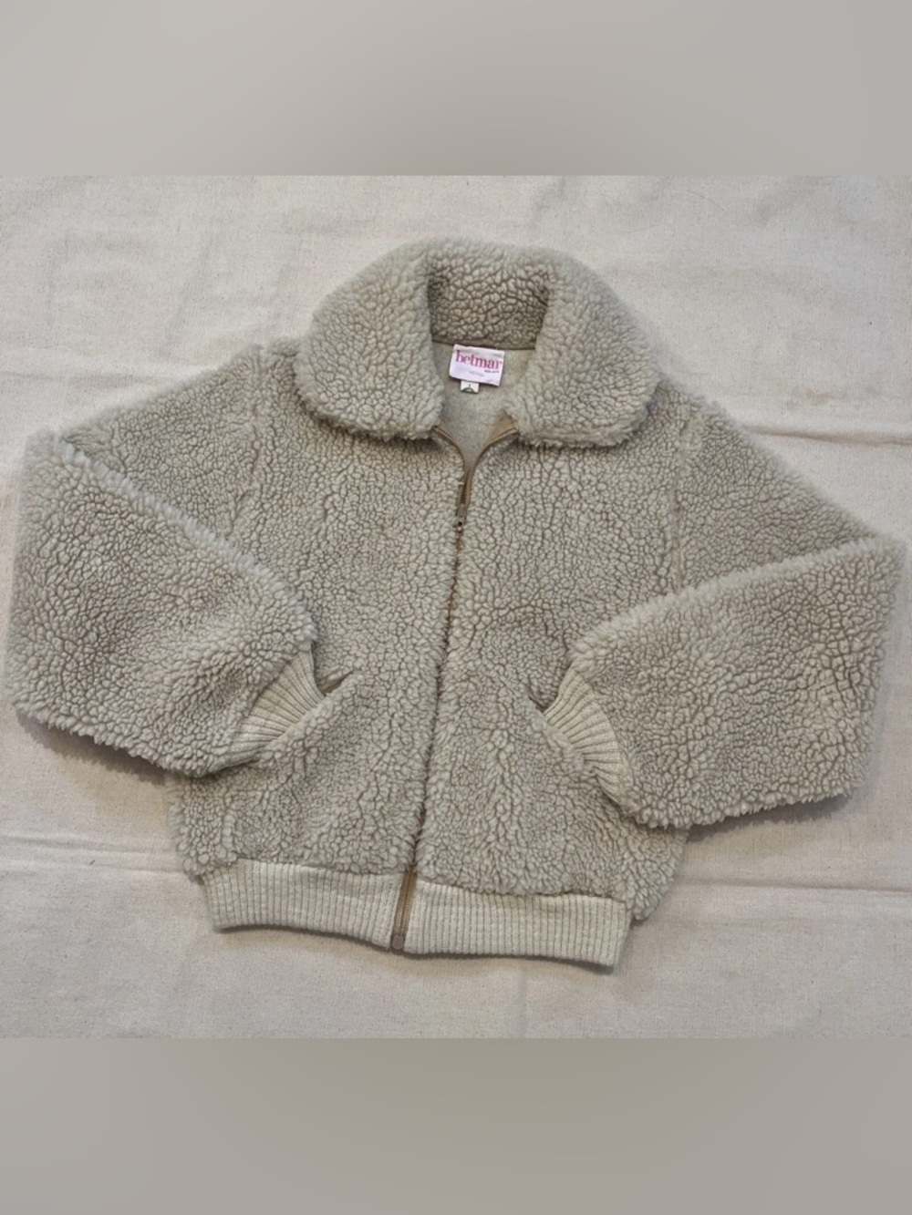 Vintage Betmar New York Deep Pile Fleece Women’s Union Made Talon Zipper